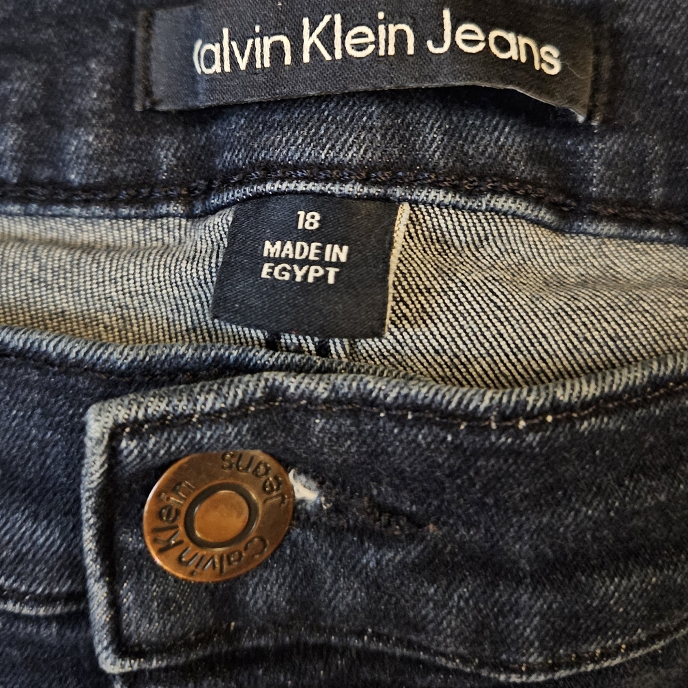 Calvin Klein Dark Blue Jeans - Picture 5 of 6